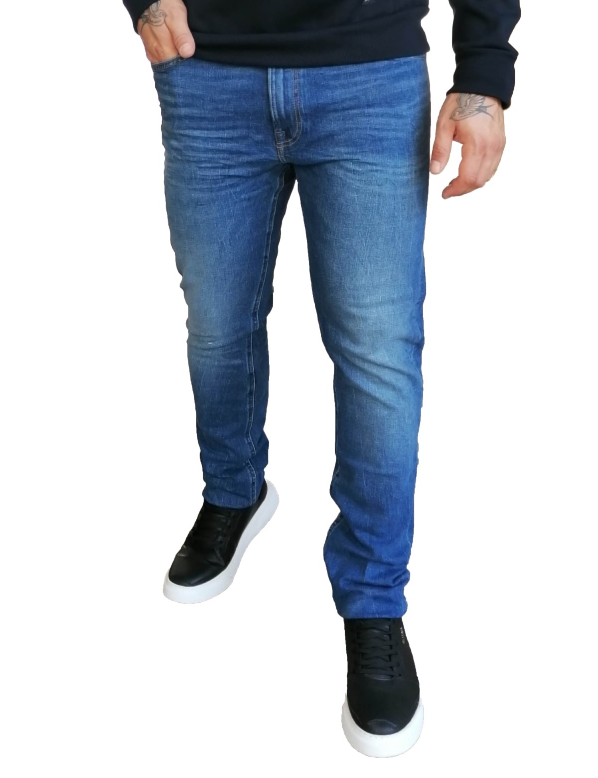 Lee Luke ανδρικό χλώριο τζιν παντελόνι L719ROIG φωτογραφία